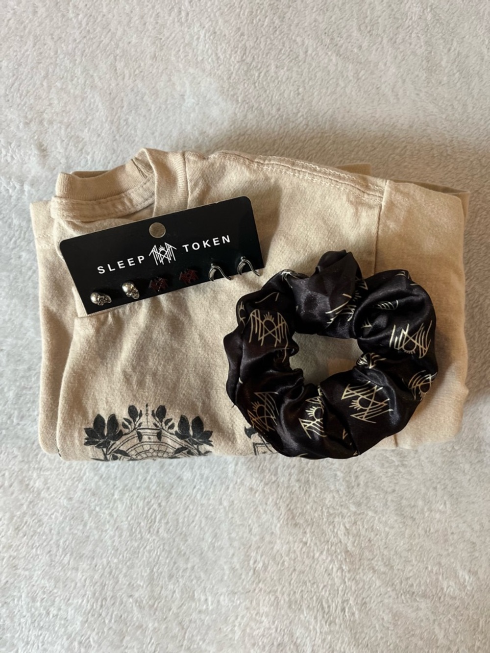 Sleep Token Short-Sleeve Graphic Even In Arcadia Crest Tee With Accessories